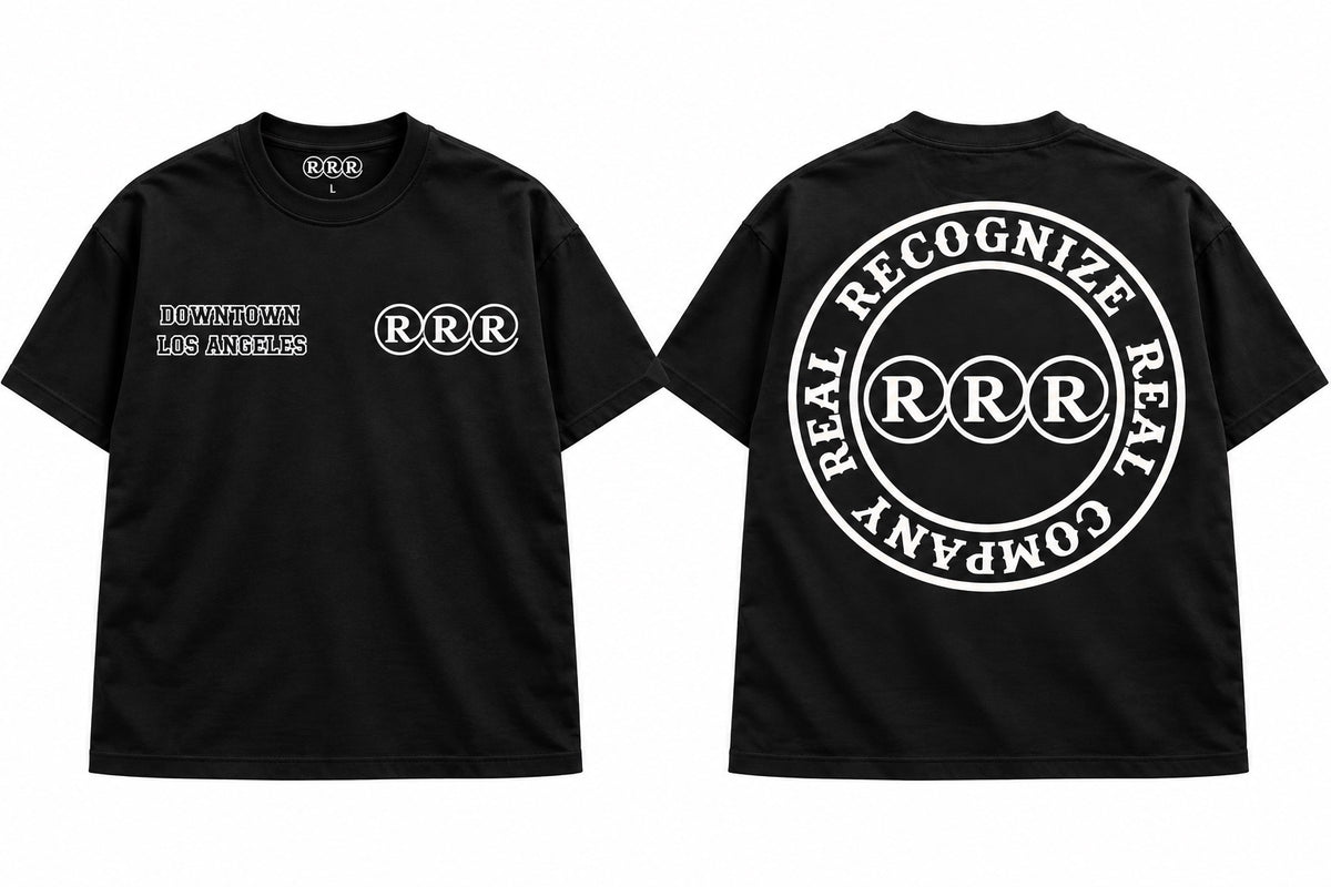 Real Recognize Real Signature T-Shirt - Black