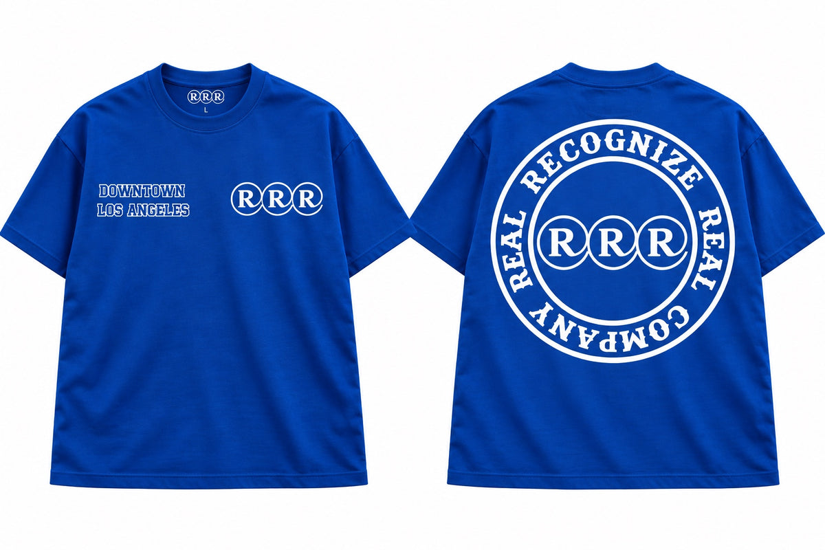 Real Recognize Real Signature T-Shirt - Royal Blue